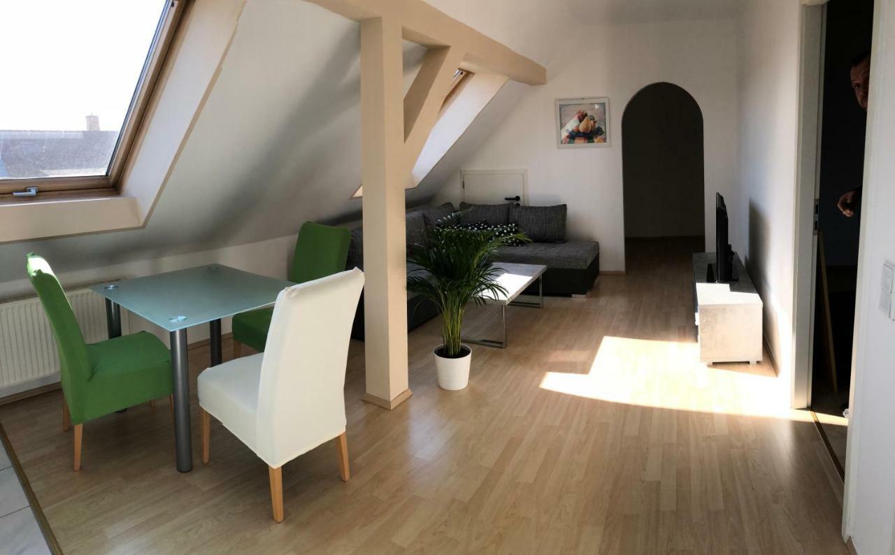 Kuschelige Dachgeschosswohnung Am Clarapark لبسيا المظهر الخارجي الصورة